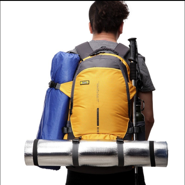 Waterproof breathable travel backpack