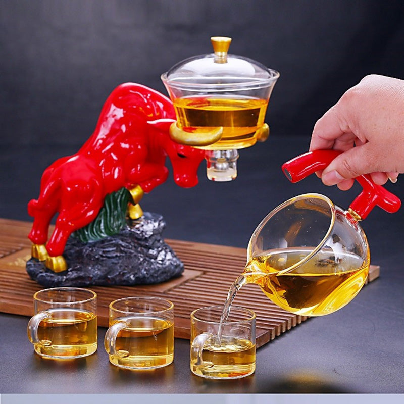 Niu Zhuan Qiankun Glass Semi-Automatic Tea Maker