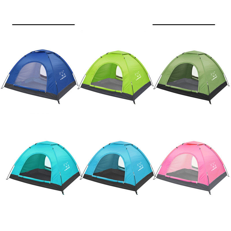 Single-layer tent camping beach