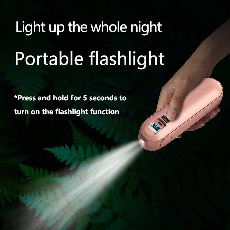 Wireless Earphone Handheld Fan Flashlight