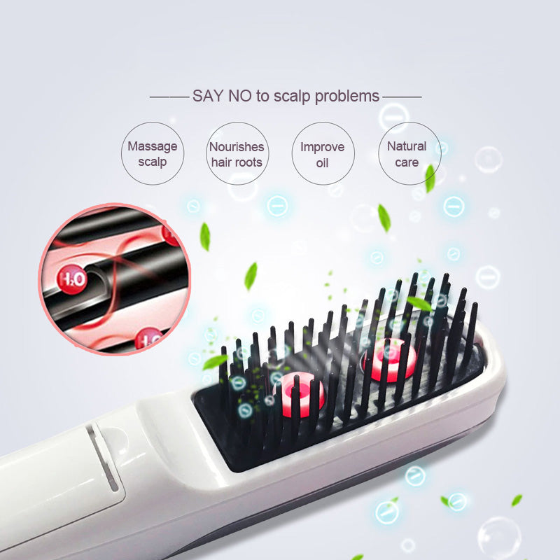 Scalp electric massage comb