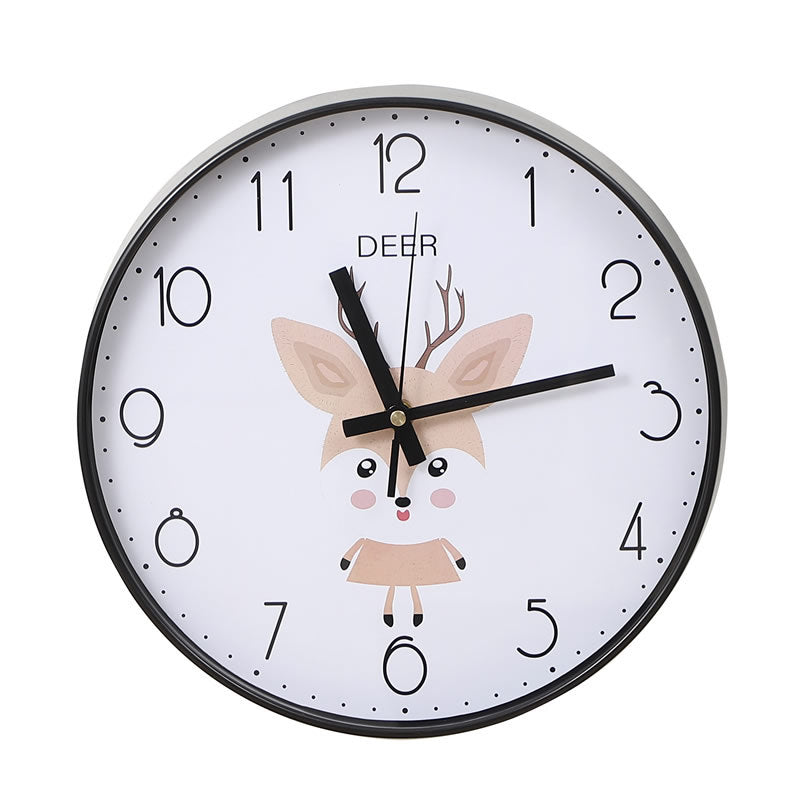 Round Silent Sweep Wall Clock