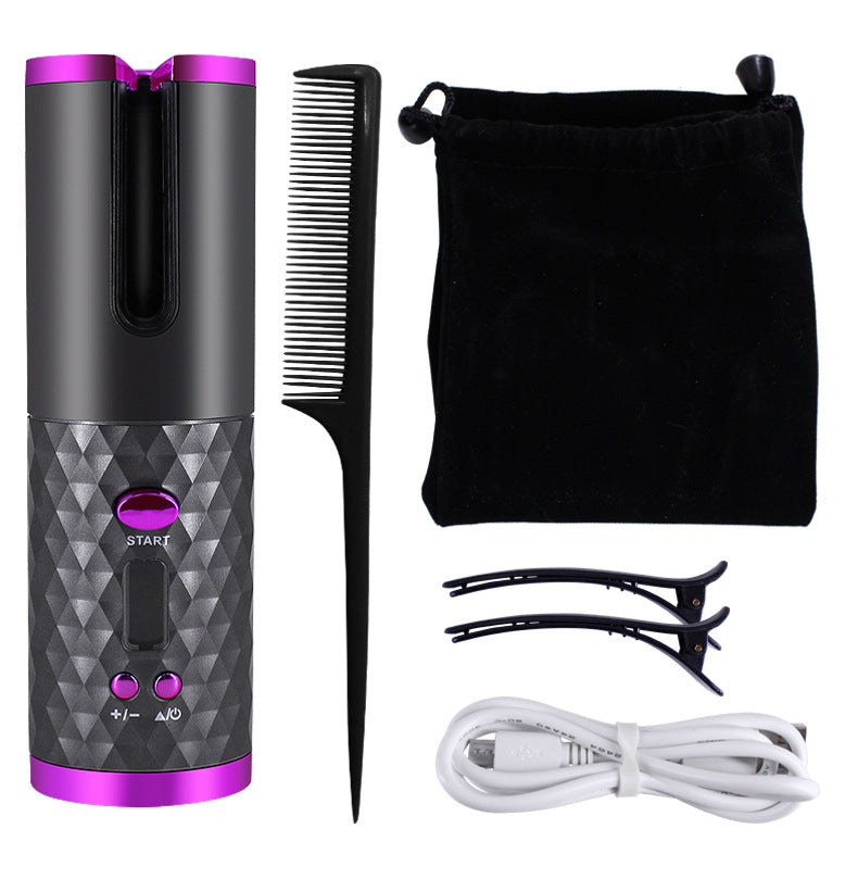 Portable Hair Curling Iron LCD