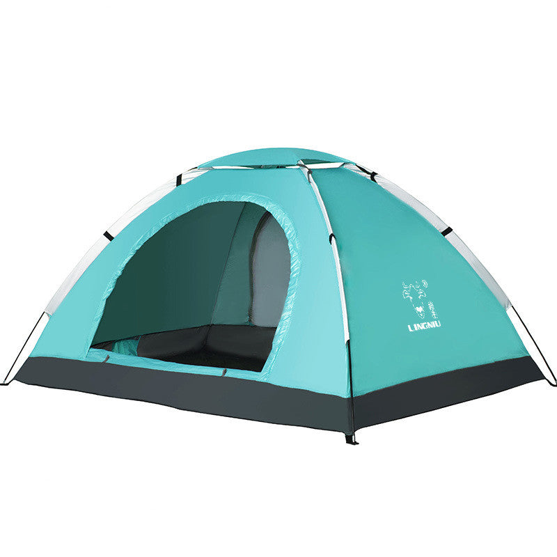 Single-layer tent camping beach