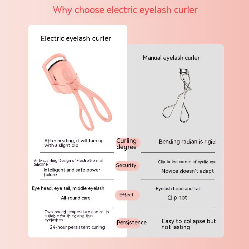 Eyelash Curler Portable Electric Heated
